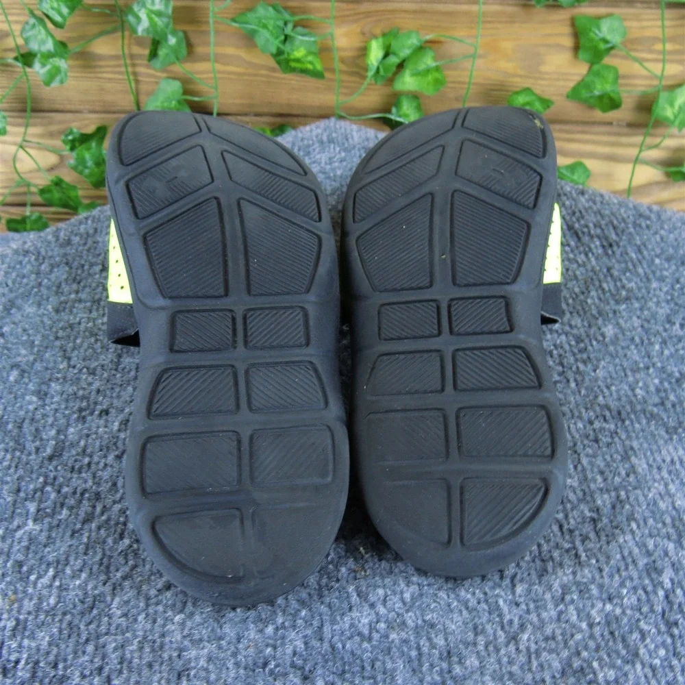 Under Armour Slide‎  Boys Y 5 Medium Sandal Green Synthetic Hook & Loop